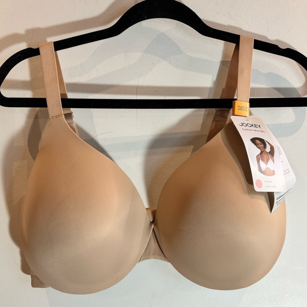 JOCKEY Sz 38DD Underwire Padded Adjustable Back & Straps Bra NEW WITH TAGS